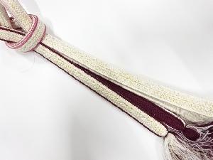 正絹　手組帯締め